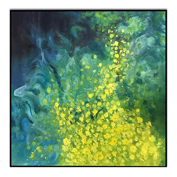 Original Handmade Acrylic Painting – Quartz (30x40cm)