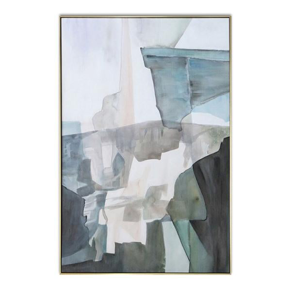 Original Handmade Acrylic Painting – Goldleaf (30x40cm)