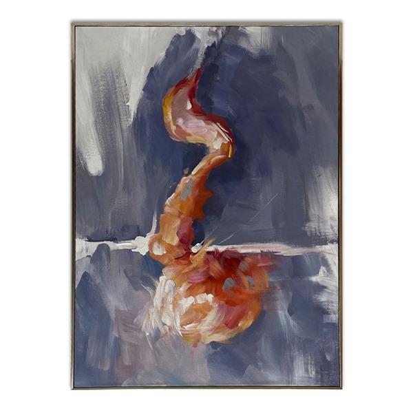 Original Handmade Acrylic Painting – Aqua (30x40cm)