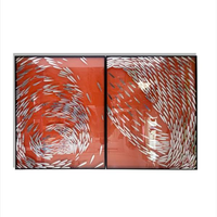 3D Wood Hanging Wall Art – Shatterline (80x120cm)