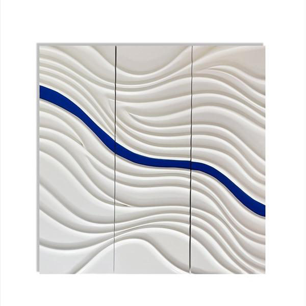 3D Wood Hanging Wall Art – Stoneflow (80x120cm)