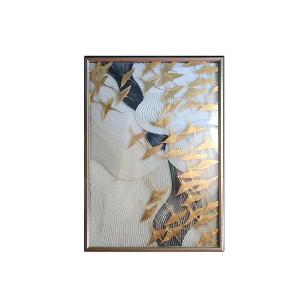 3D Wood Hanging Wall Art – Ashrift (80x120cm)