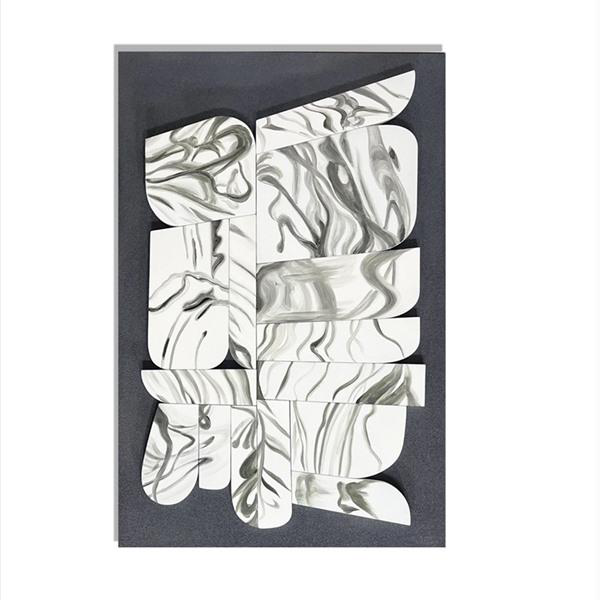 3D Wood Hanging Wall Art – Flamefold (80x120cm)