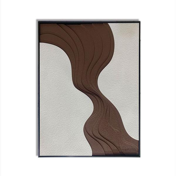 3D Wood Hanging Wall Art – Waveplate (80x120cm)