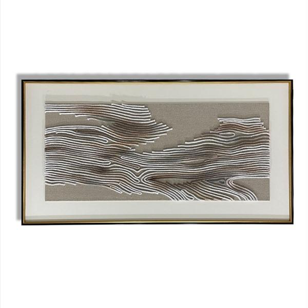 3D Wood Hanging Wall Art – Chalkrift (80x120cm)