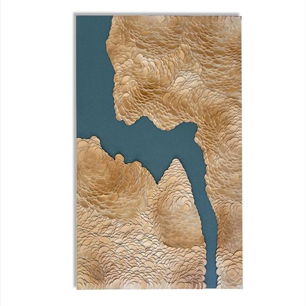 3D Wood Hanging Wall Art – Ghostline (80x120cm)