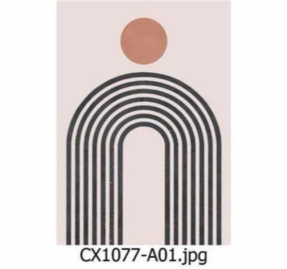 Modern Art Wall Print – Shimmerfold (40x70cm)