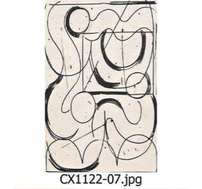 Modern Art Wall Print – Linenray (40x70cm)