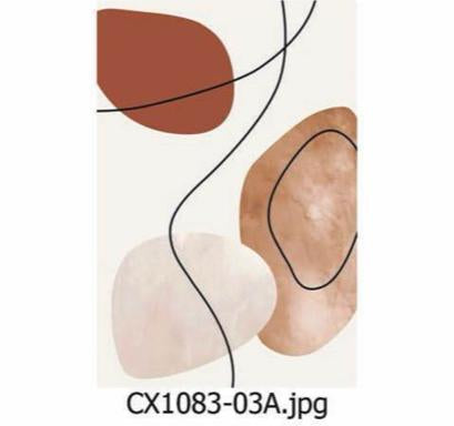 Modern Art Wall Print – Shadewash (40x70cm)