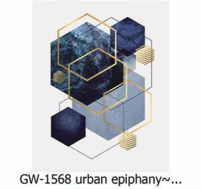 Modern Art Wall Print – Stormhush (40x70cm)