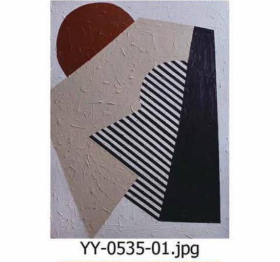 Modern Art Wall Print – Warmdrift (40x70cm)