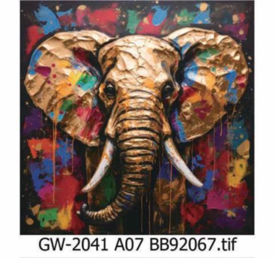 Modern Art Wall Print – Hushglow (40x70cm)