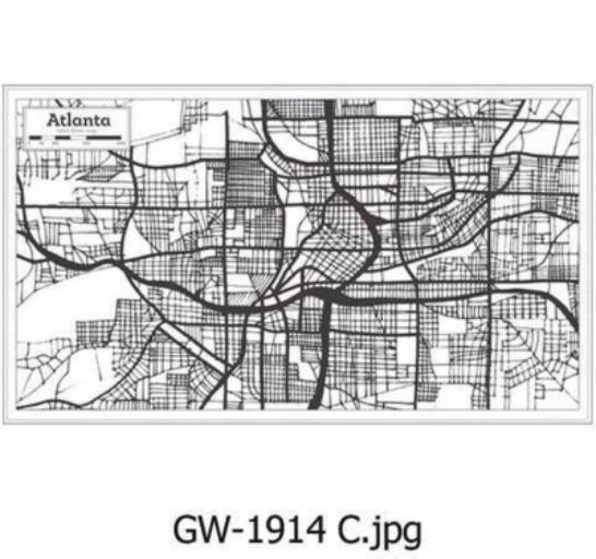 Modern Art Wall Print – Grayflicker (40x70cm)