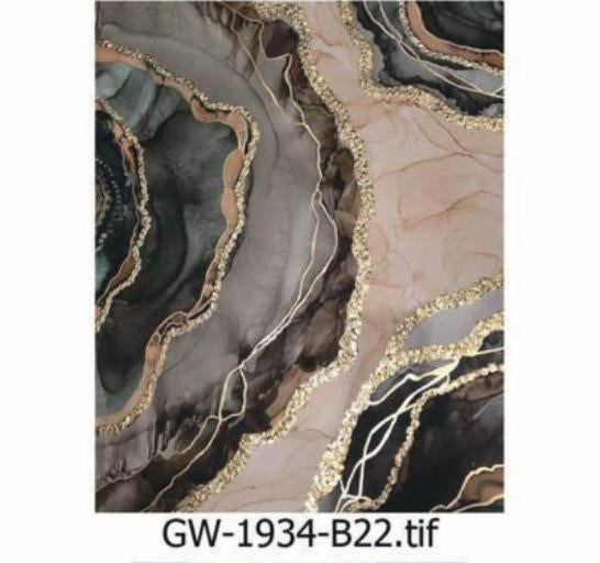 Modern Art Wall Print – Fireglow (40x70cm)