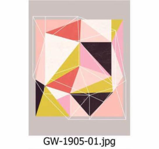 Modern Art Wall Print – Mauvedrop (40x70cm)