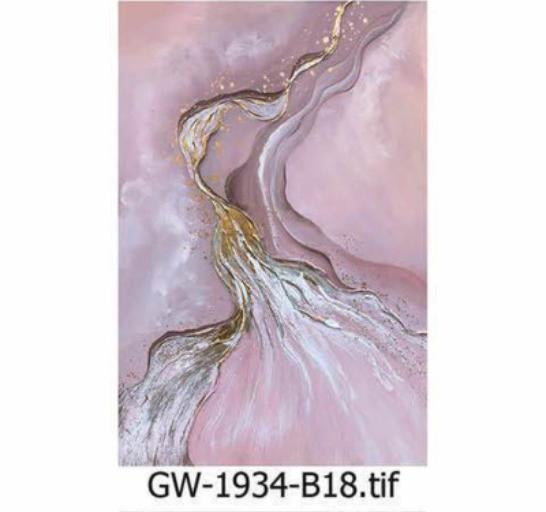 Modern Art Wall Print – Halolight (40x70cm)