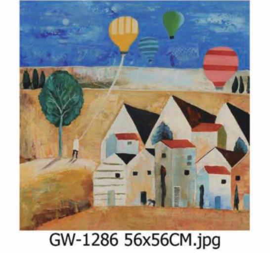 Modern Art Wall Print – Silkwind (40x70cm)