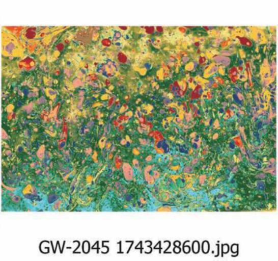 Modern Art Wall Print – Horizonline (40x70cm)