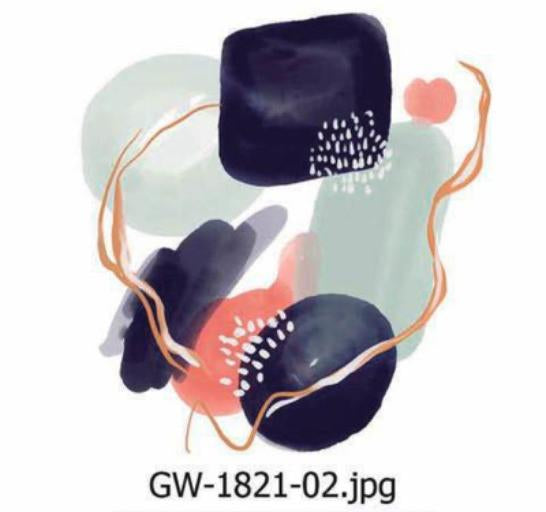 Modern Art Wall Print – Prismflow (40x70cm)