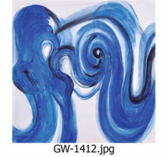 Modern Art Wall Print – Whirlwind (40x70cm)