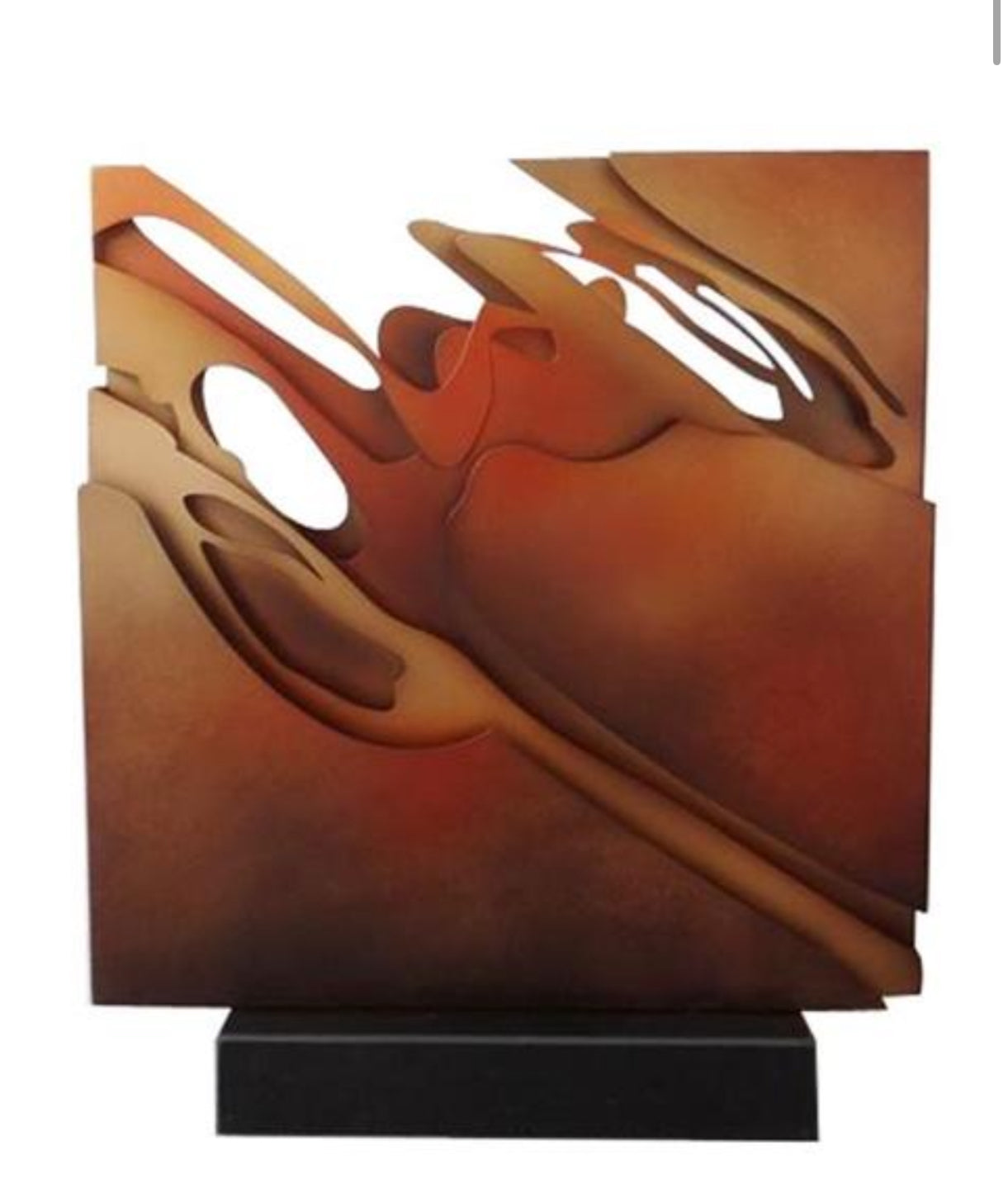 Eclipse Motion Abstract Metal Sculpture in the Spirit