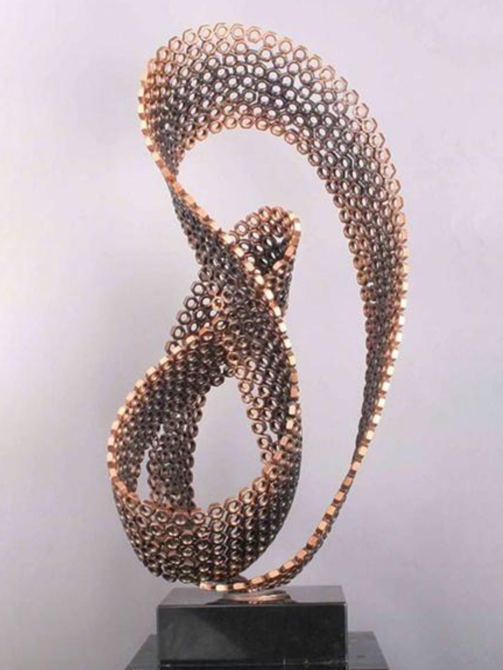 Infinity Curve - Looped Wire Sculpture