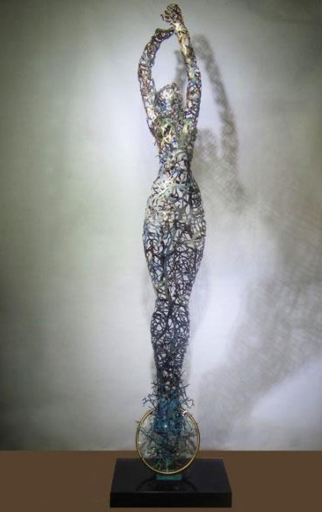 Feminine Rise - Wire Figure Sculpture