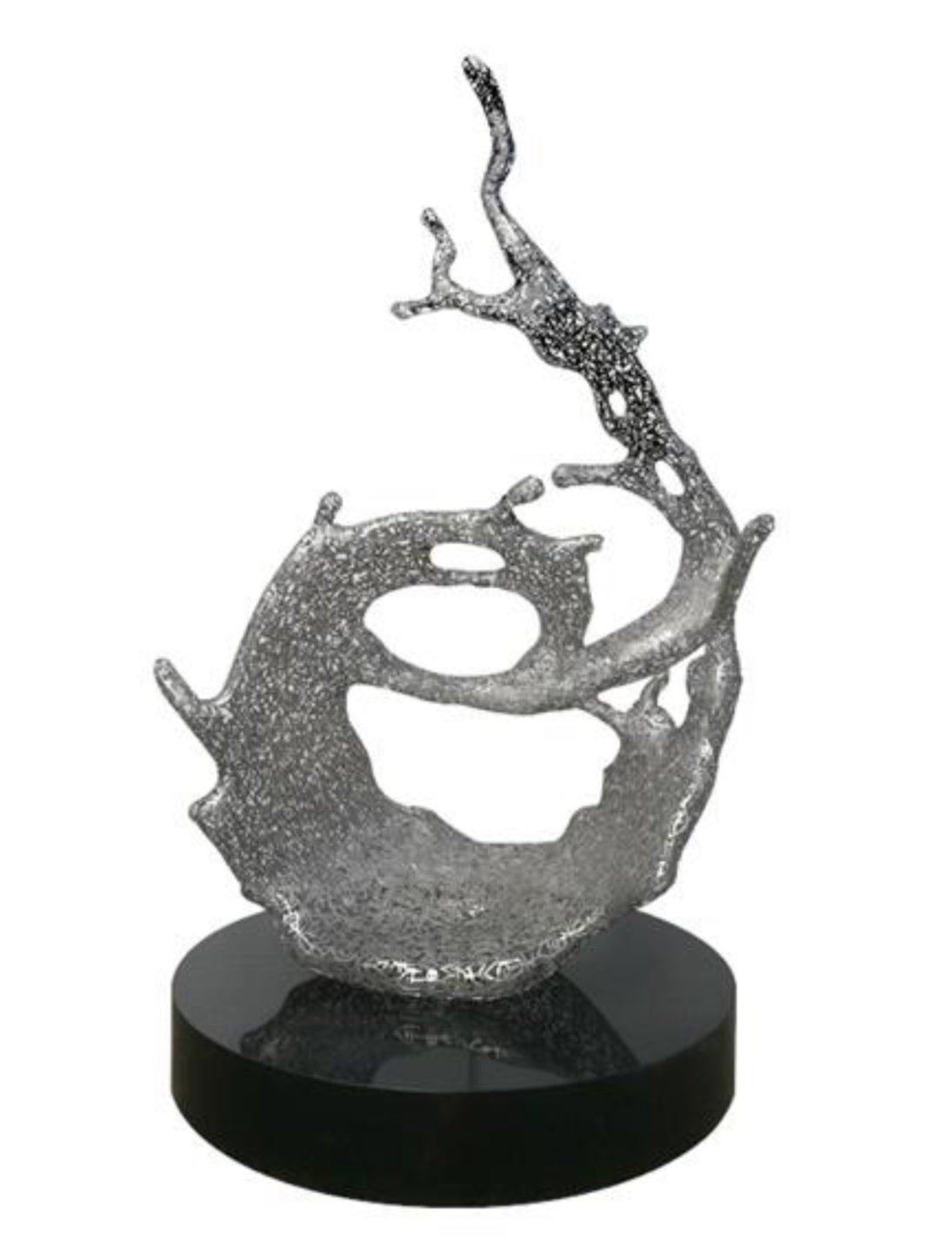 Flowform Echo - Organic Steel Sculpture