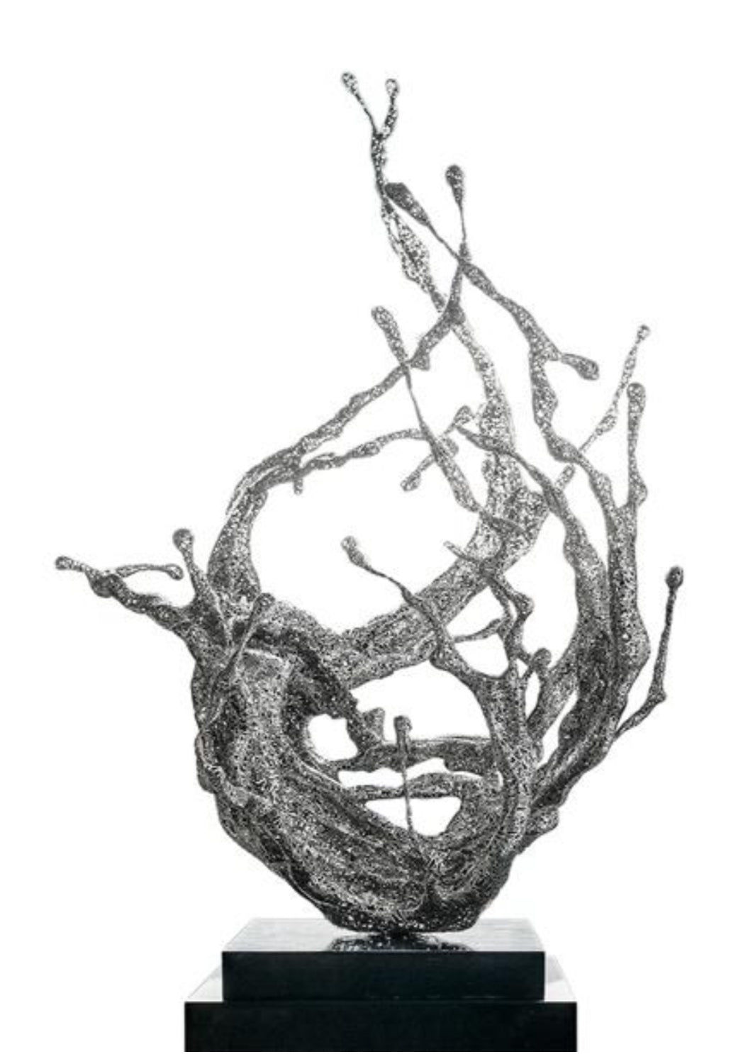 Genesis Pulse – Abstract Sculpture in Stainless Steel