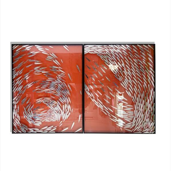 3D Wood Hanging Wall Art – Shatterline (80x120cm)
