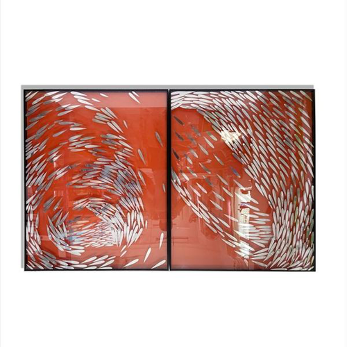 3D Wood Hanging Wall Art – Shatterline (80x120cm)