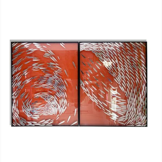 3D Wood Hanging Wall Art – Shatterline (80x120cm)
