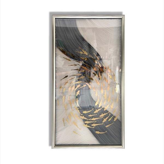 3D Wood Hanging Wall Art – Hewn (80x120cm)