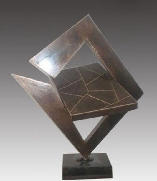 Fractured Balance - Geometric Form  Minimalism